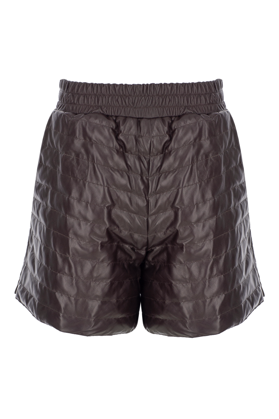 Quilted Leather Shorts