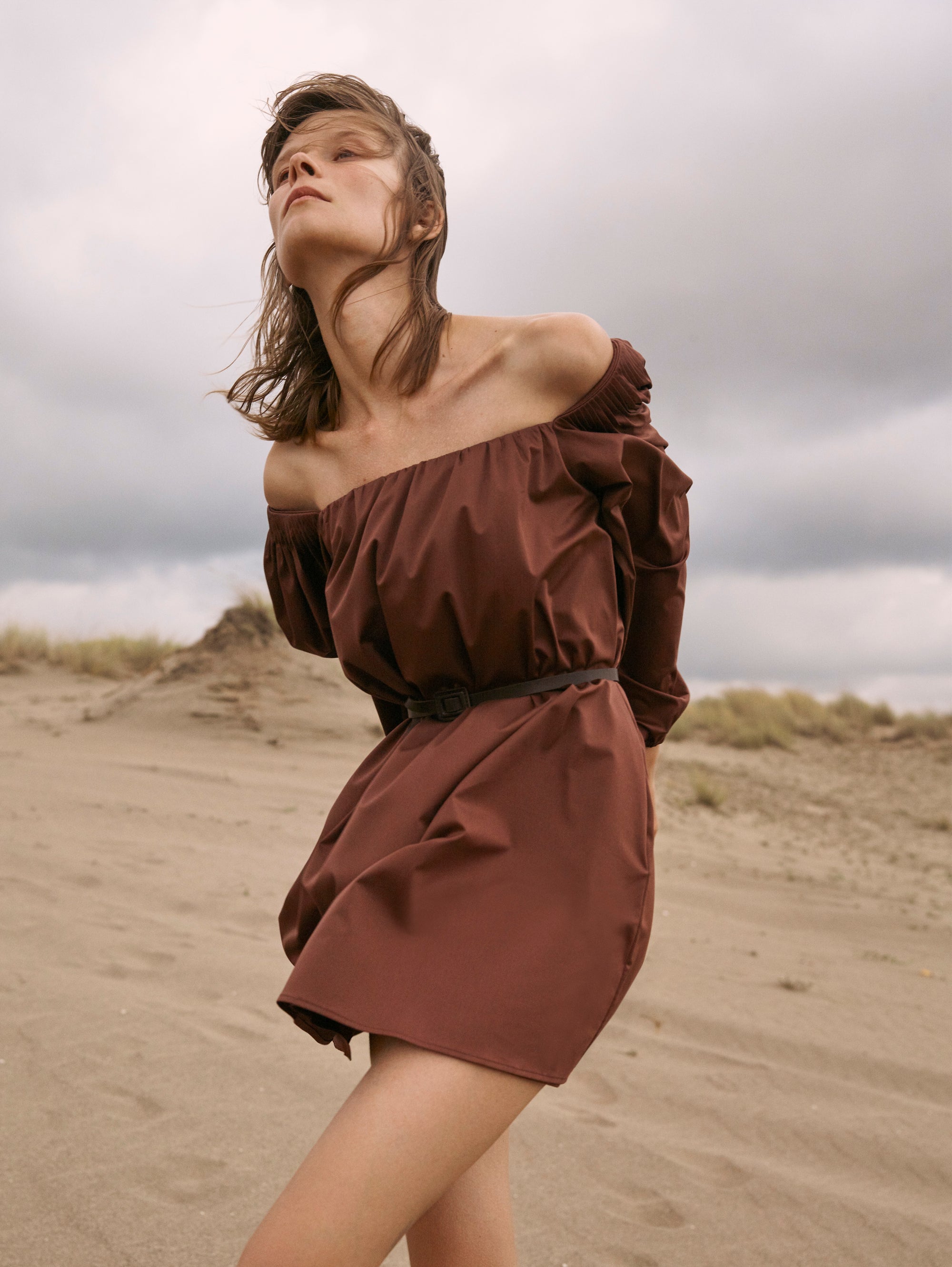 Puff Mini Dress