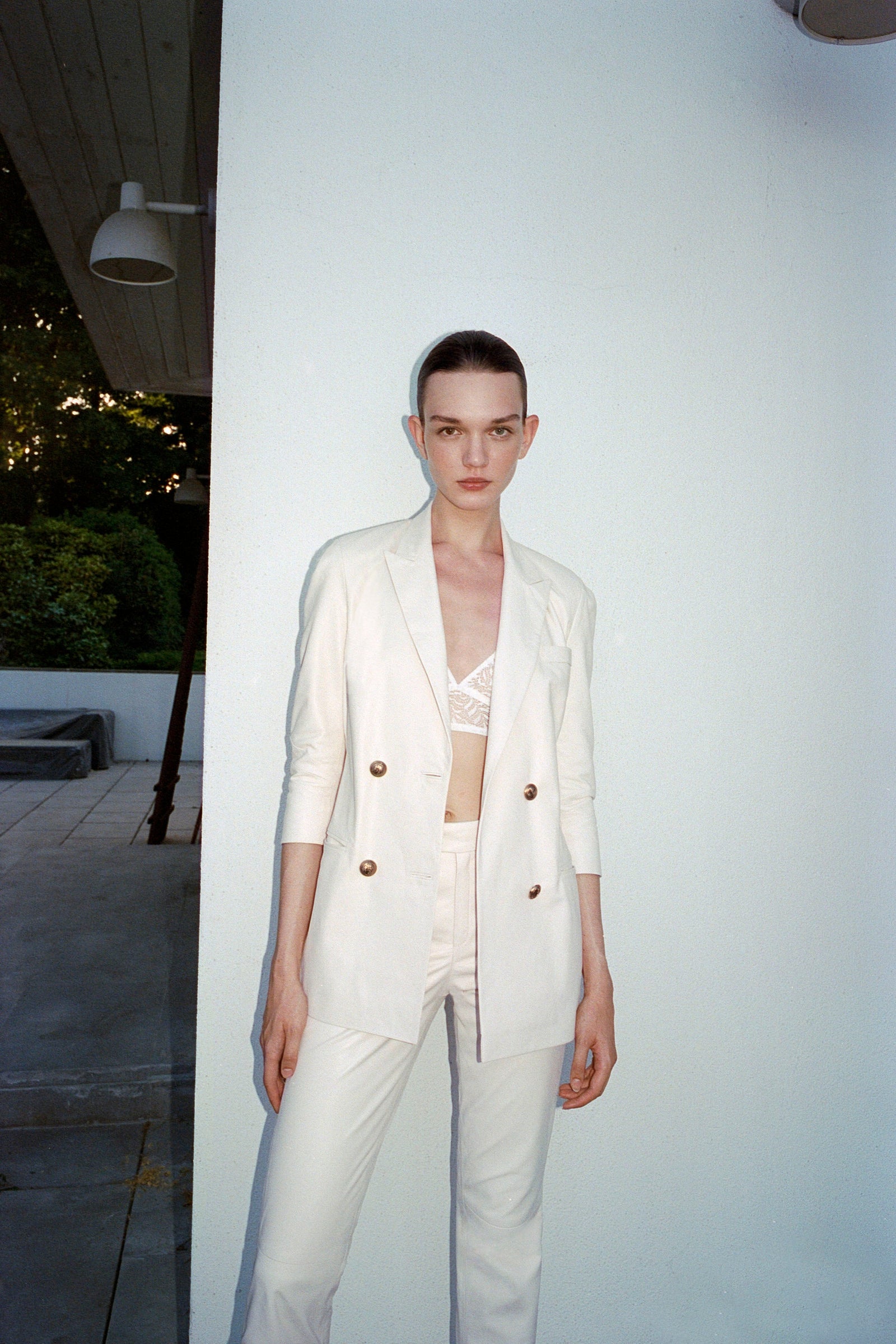 Midwaist MOMCigarette Leather Pants