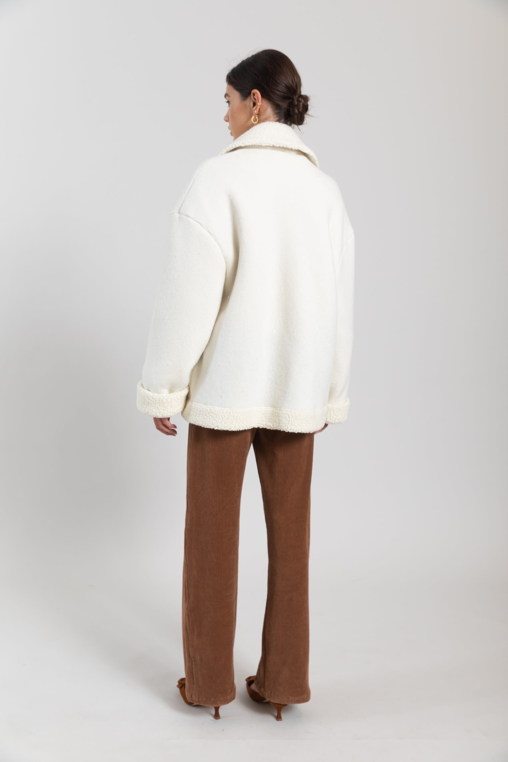 Mica Boxy Collared Coat