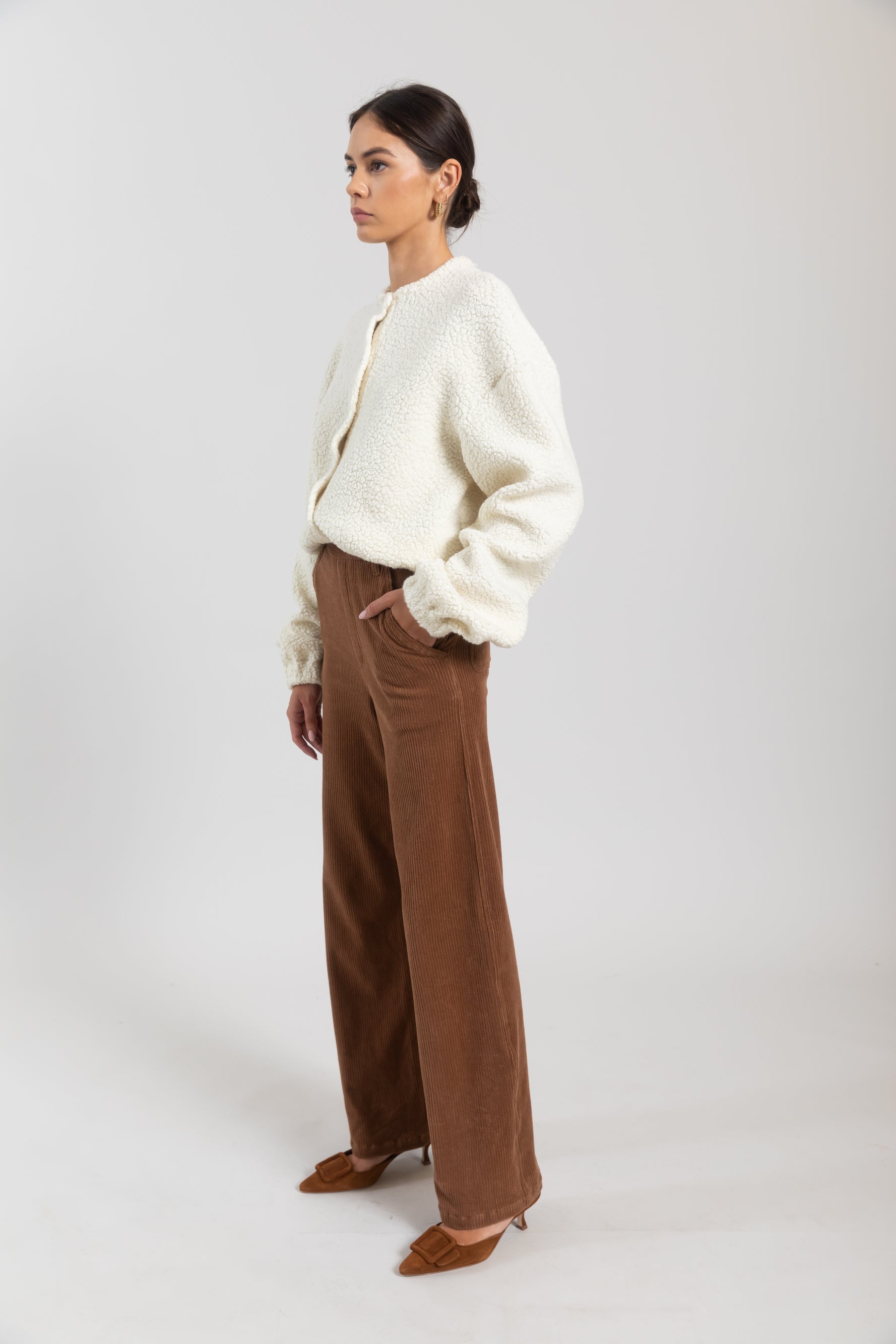 Mica Collarless Blouson
