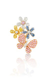 Flower and Butterfly Earring