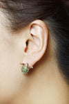 Turtle Earring - Green