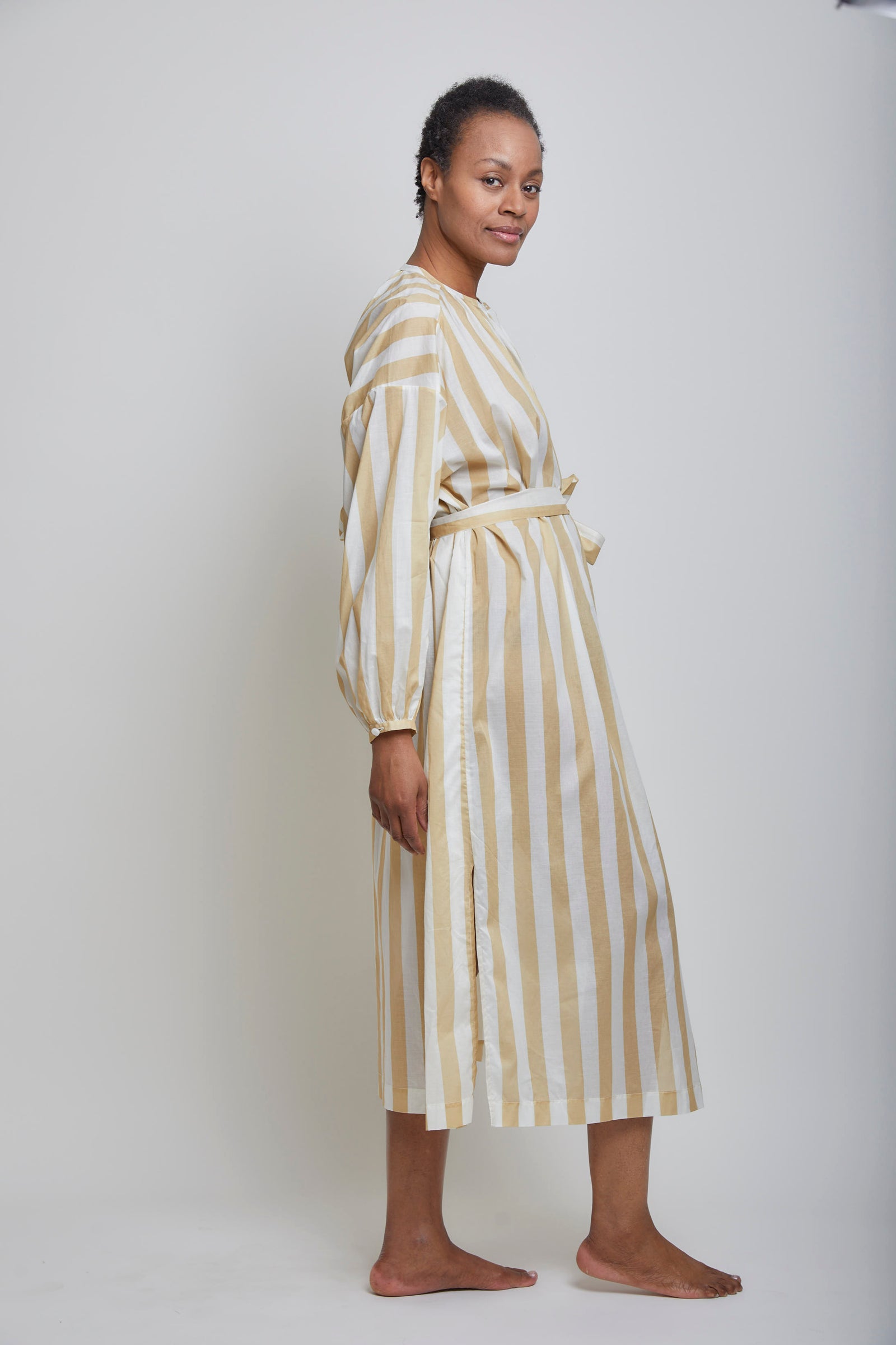 Striped Mona Nightgown
