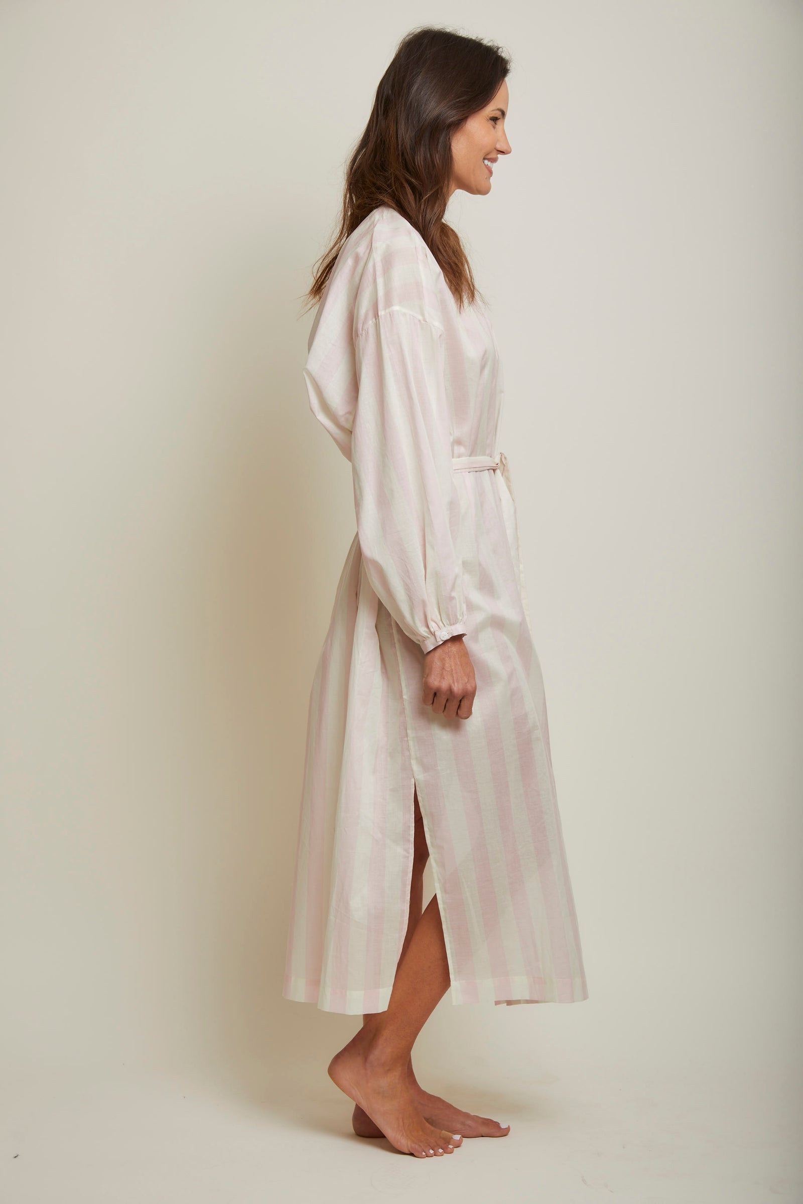 Striped Mona Nightgown