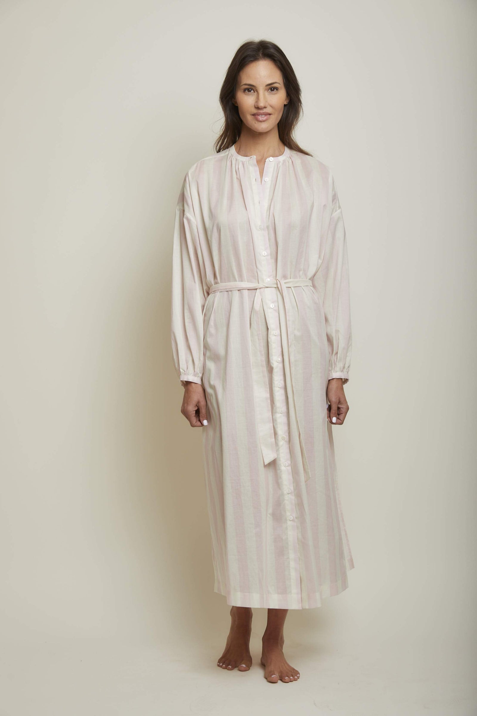 Striped Mona Nightgown