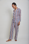 Multi Striped Long Sleeve Pajama Set
