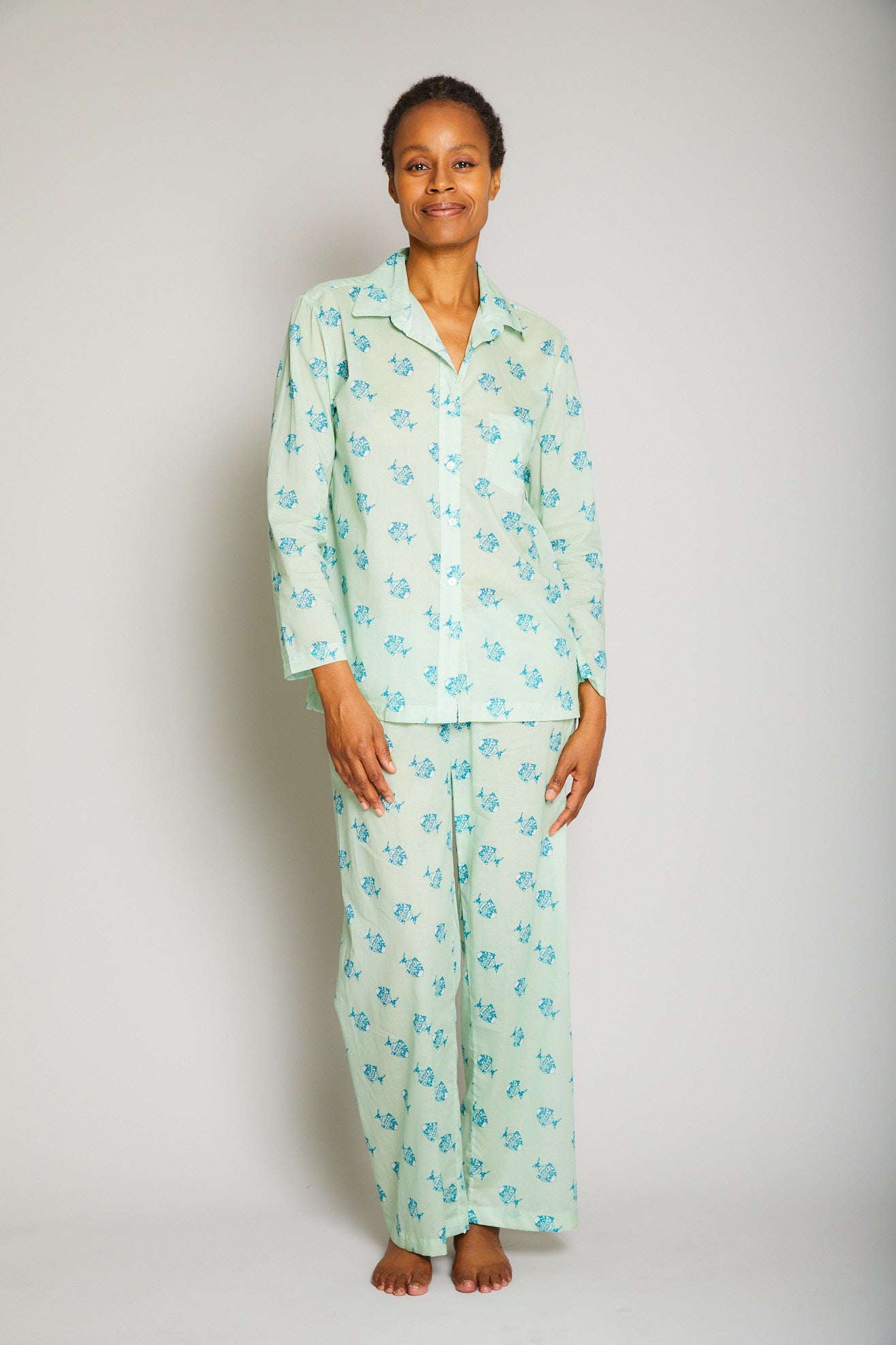 Multi Fish Pajama Set