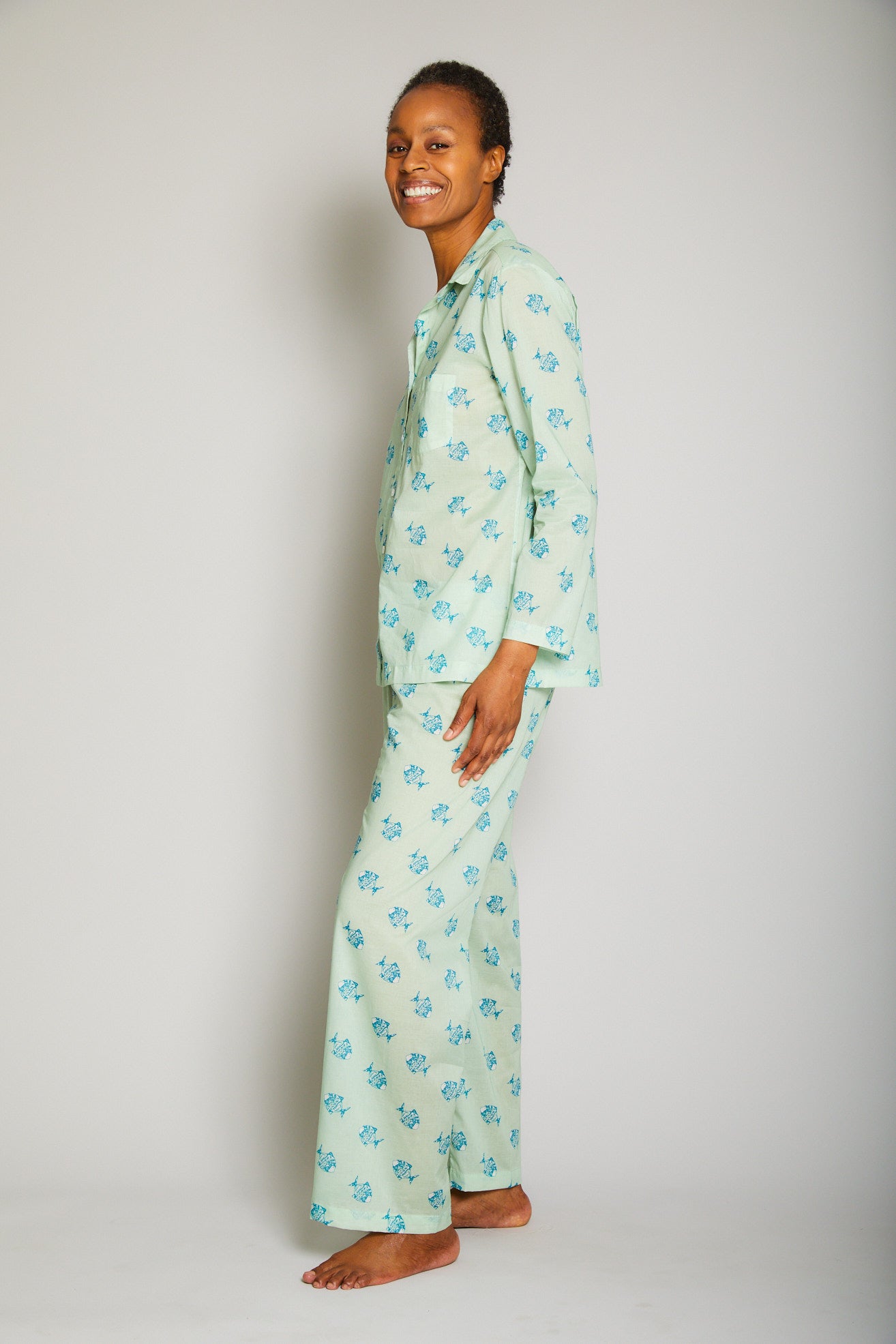 Multi Fish Pajama Set