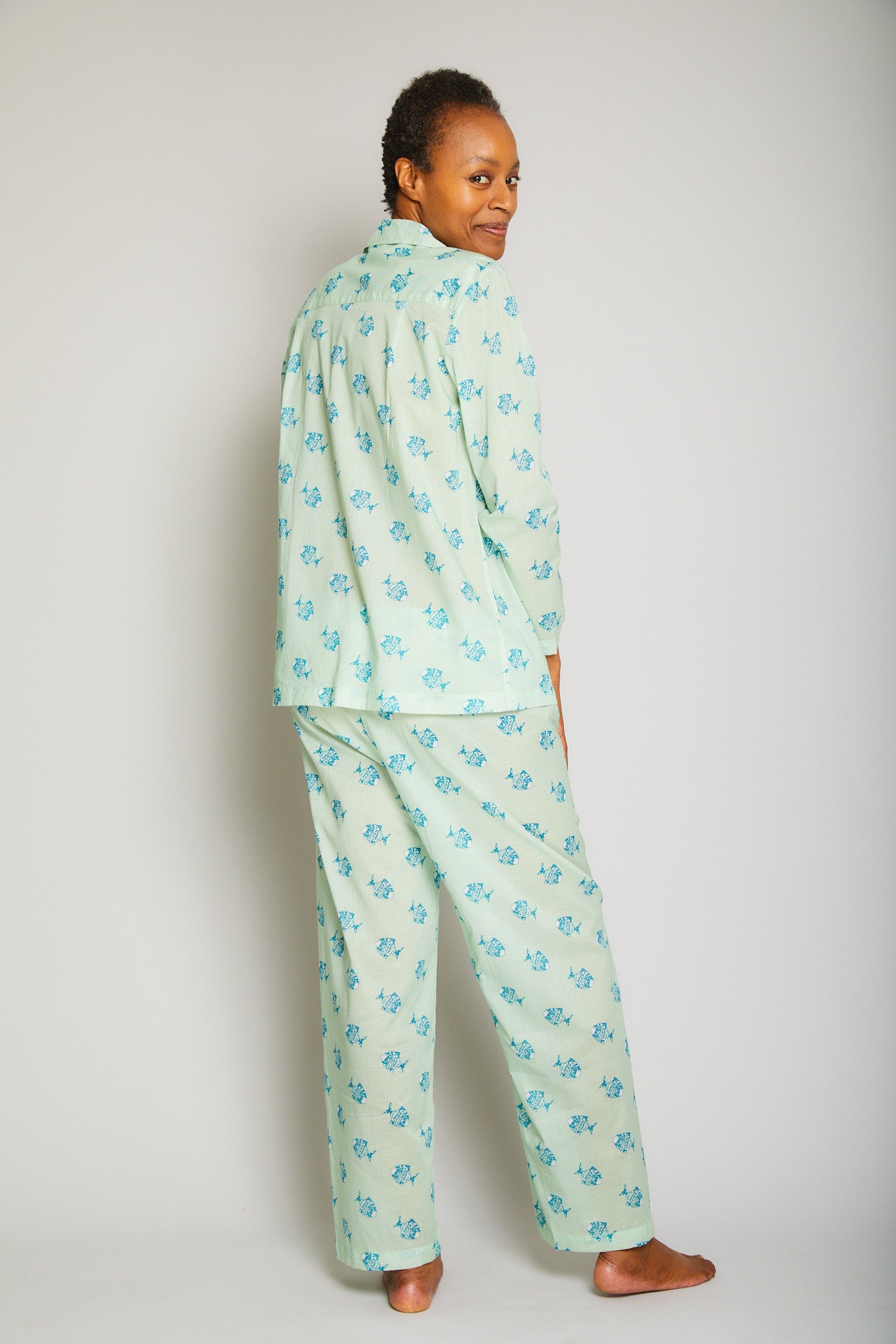 Multi Fish Pajama Set