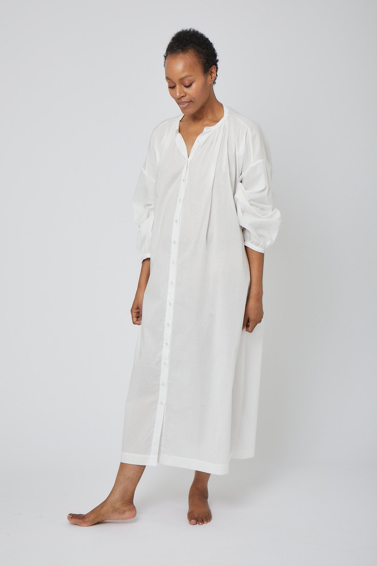 Mona Button Down Nightgown