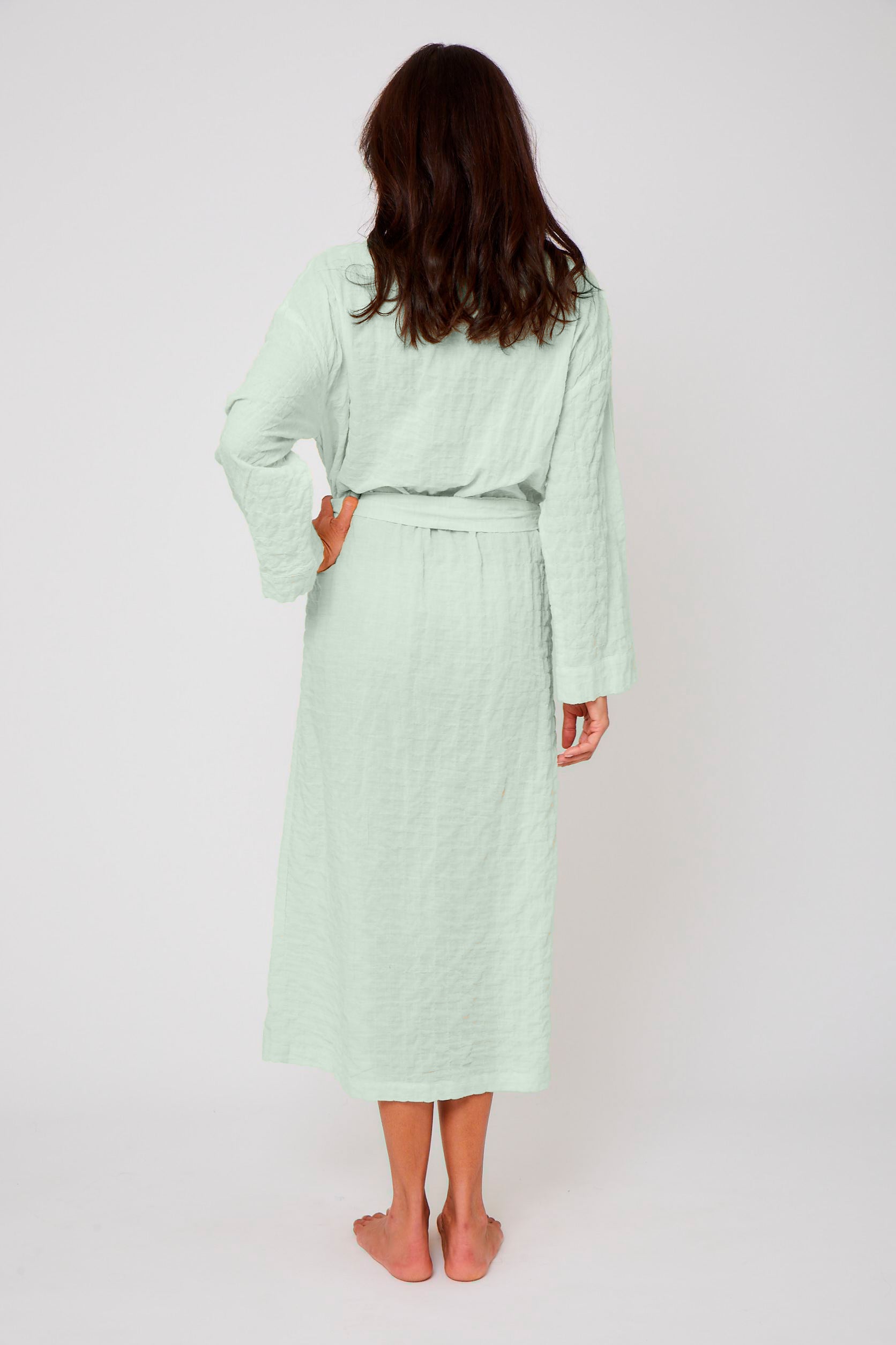 Organic Japanese Cotton Long Robe