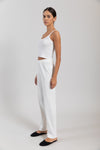 Pointelle Crop-Classic Tank Top
