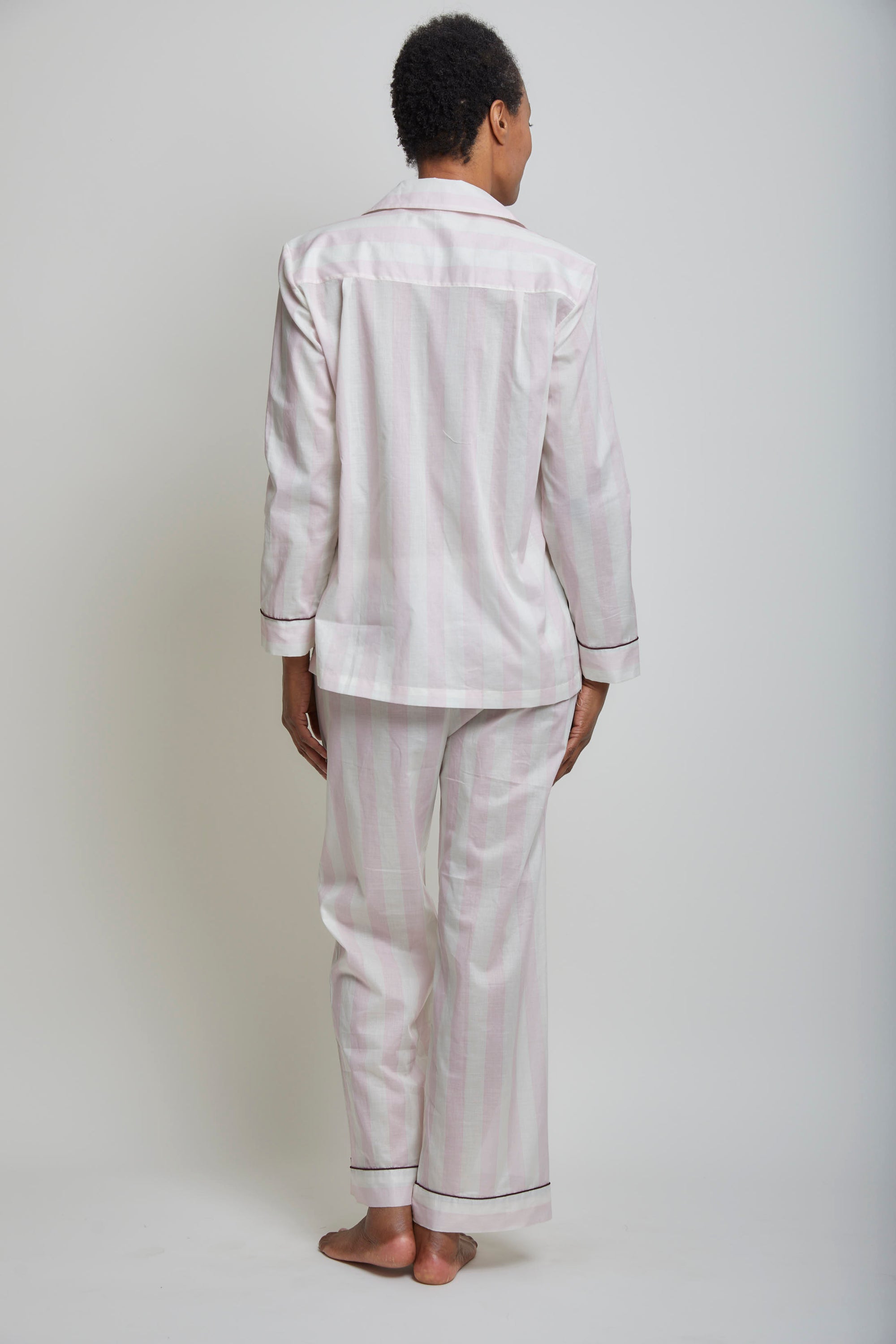 Striped Long Sleeve Pajama Set