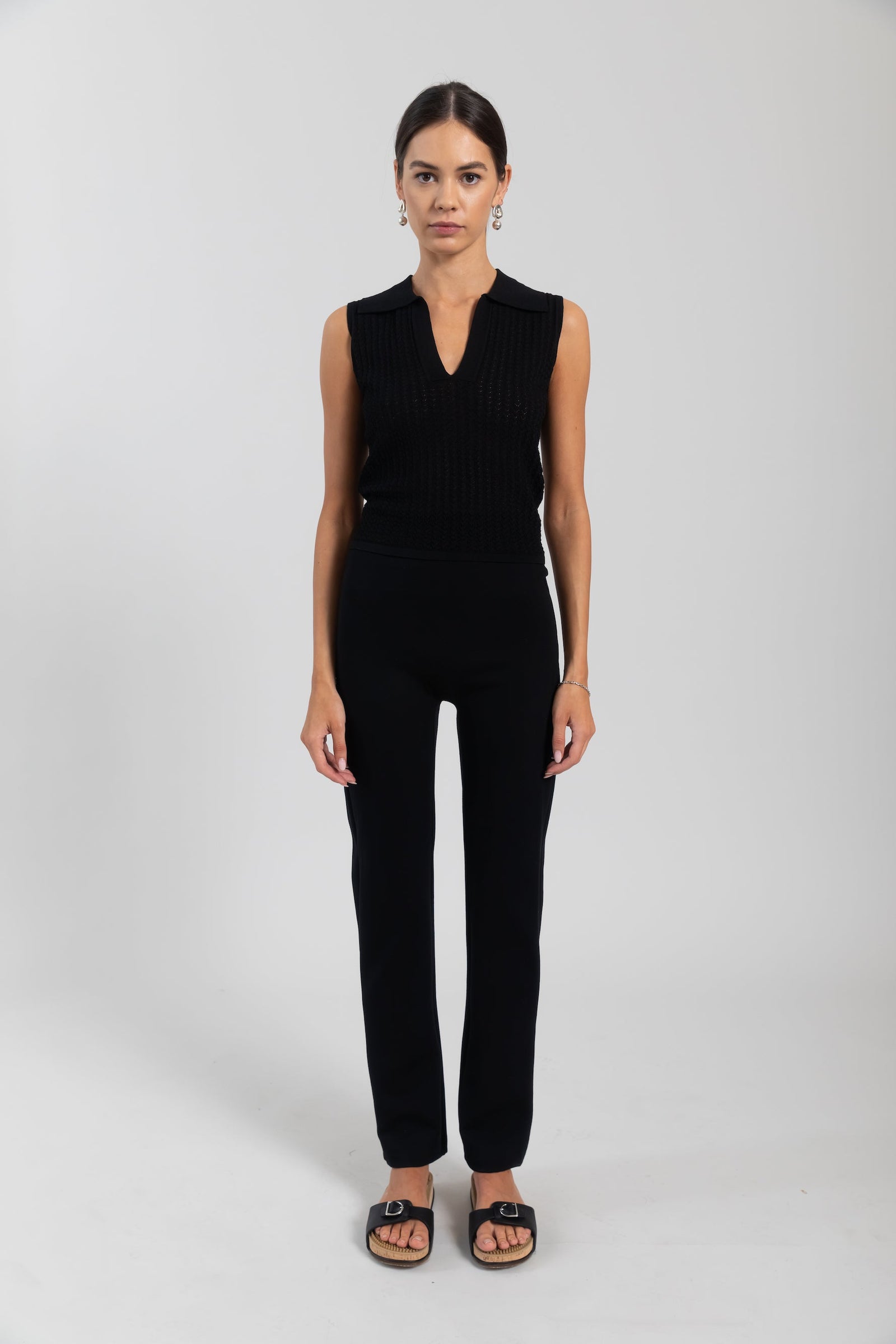 Rio High Waist Straight Pant II