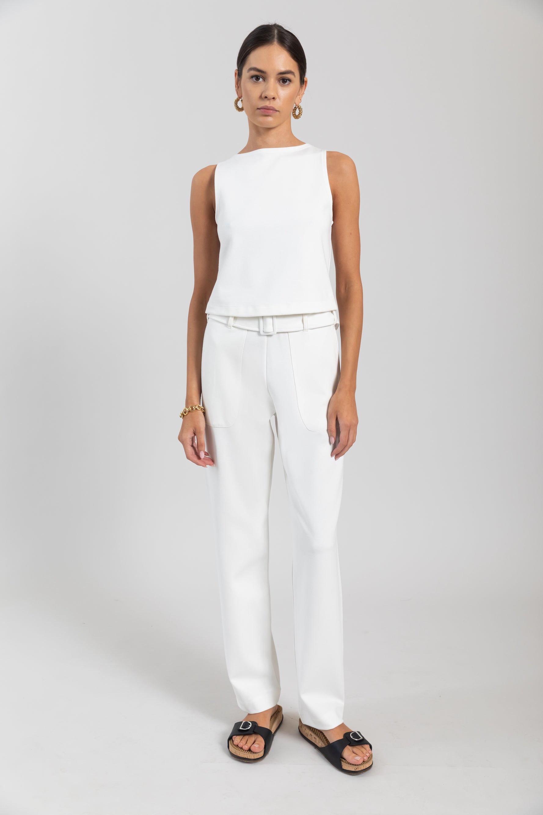 Rio Belted Pocket Pant