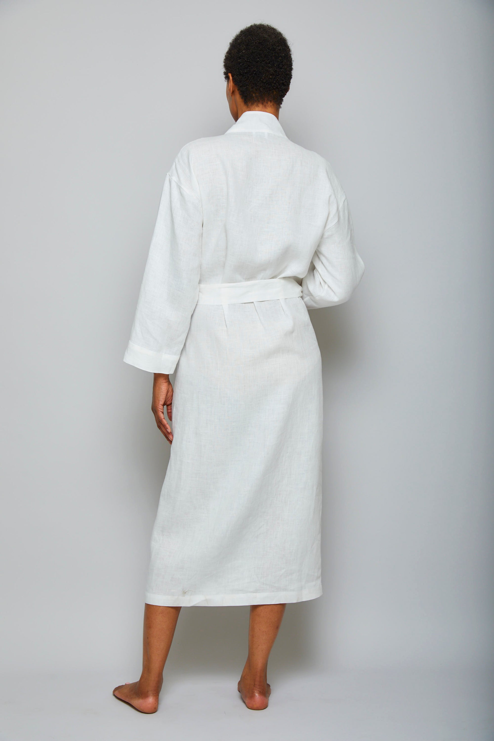 Long Linen Robe