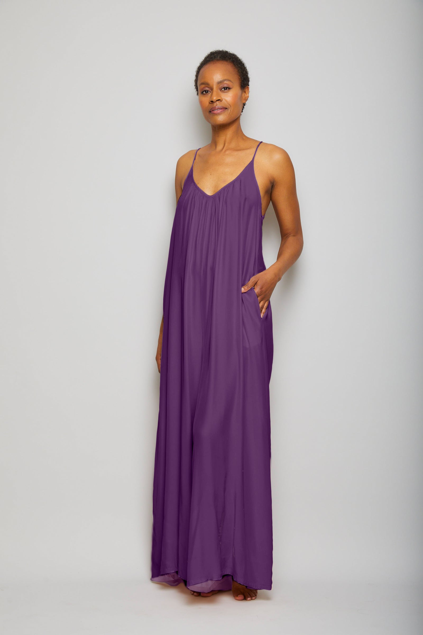 Silk Charmeuse Jumpsuit