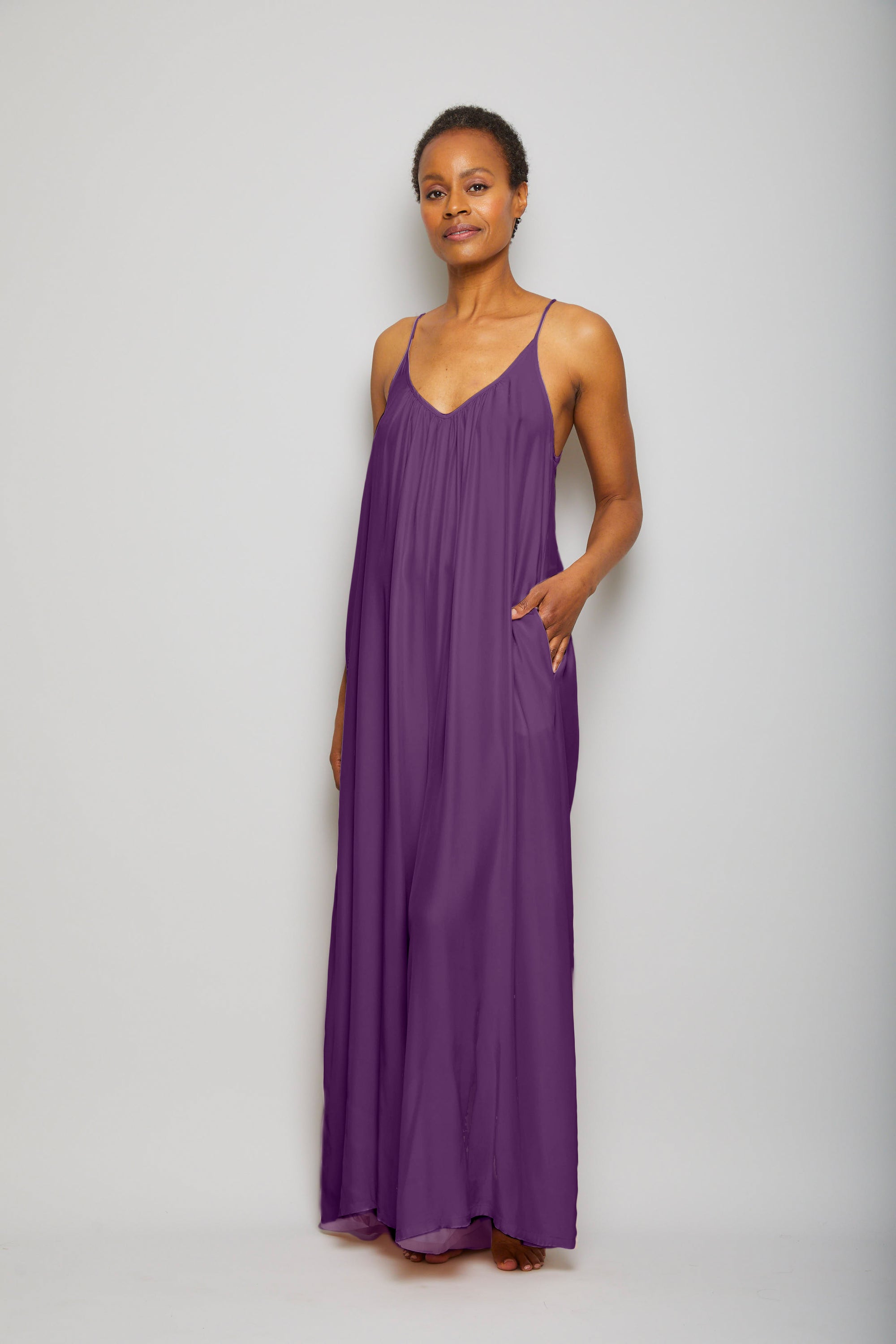 Silk Charmeuse Jumpsuit