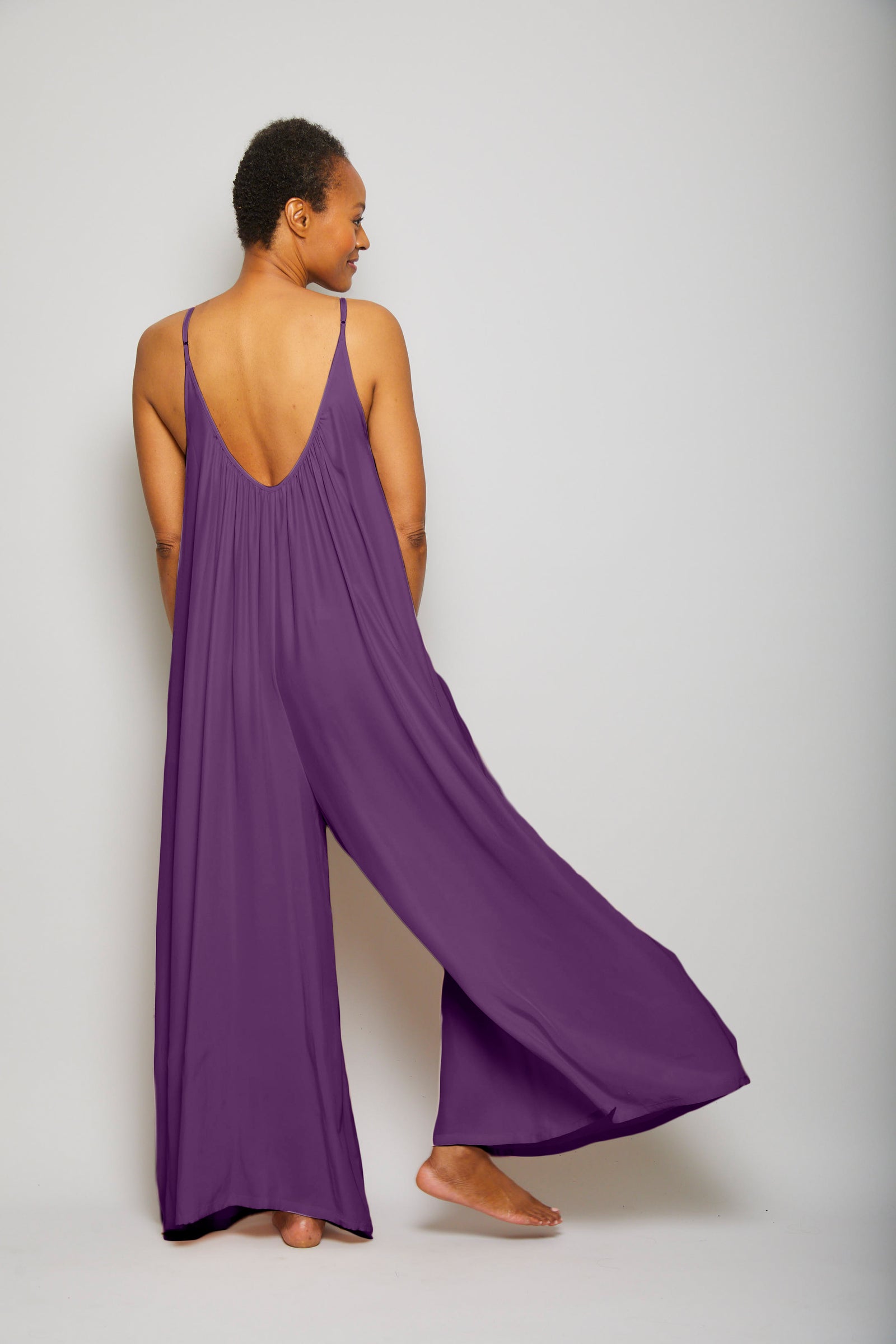 Silk Charmeuse Jumpsuit