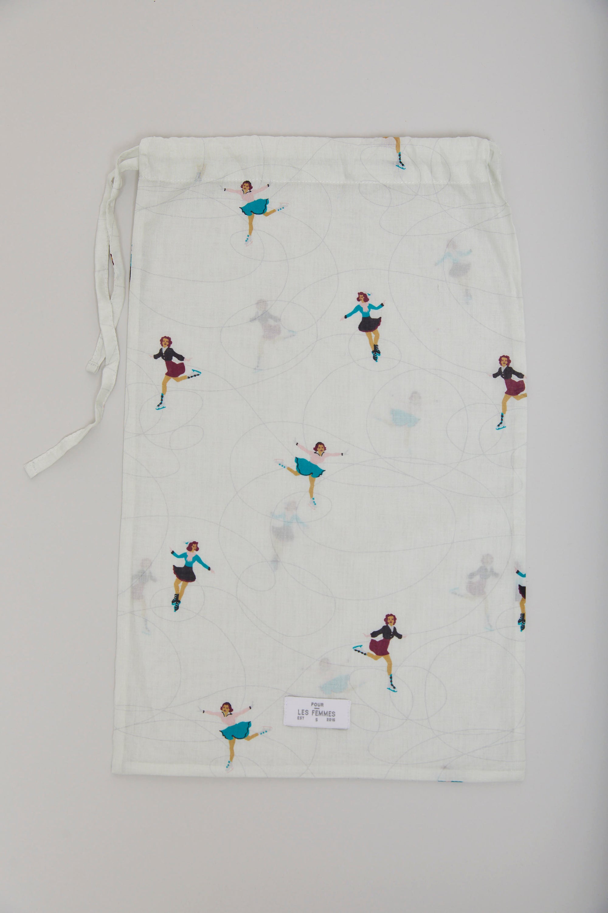 Ice Skaters Pajama Set