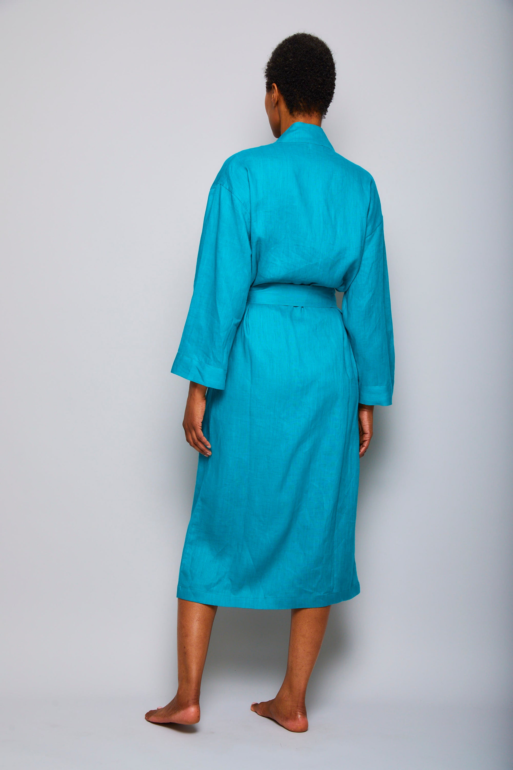 Long Linen Robe