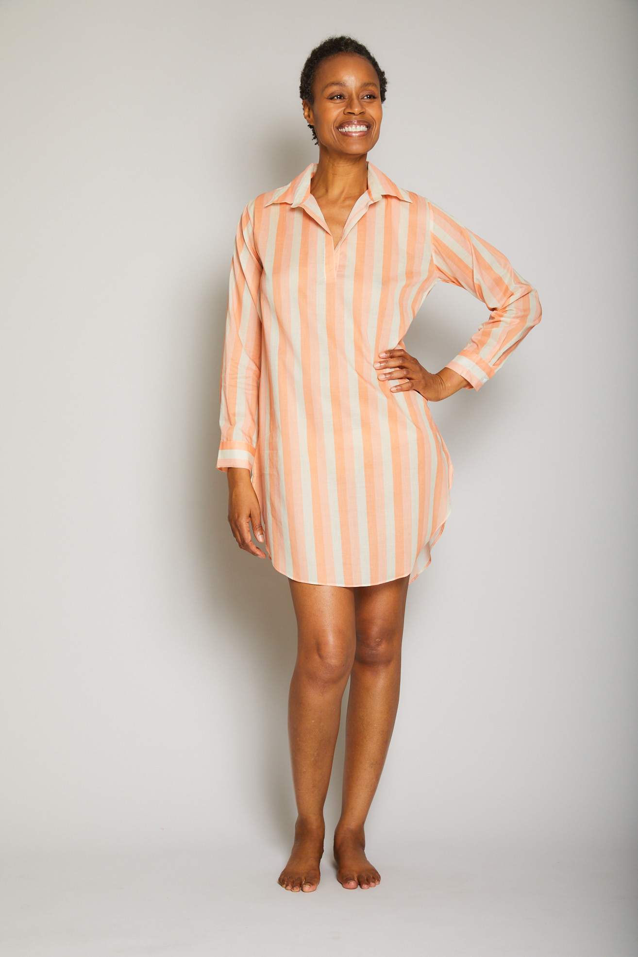 Striped Poet Sleep Shirt