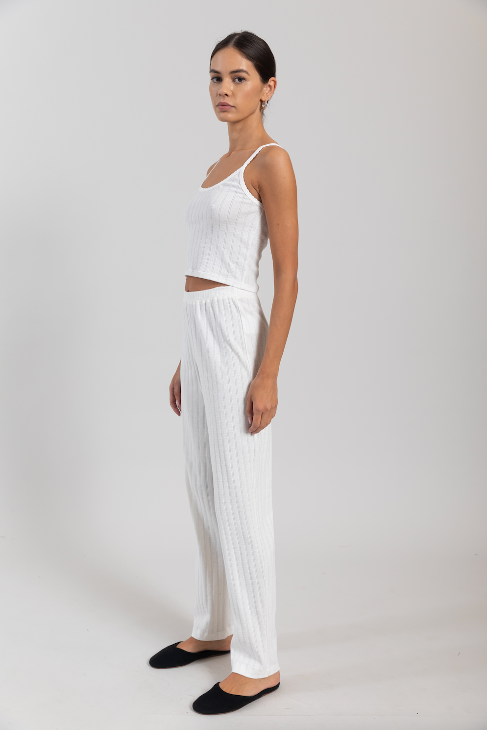 Pointelle Tapered Pant 