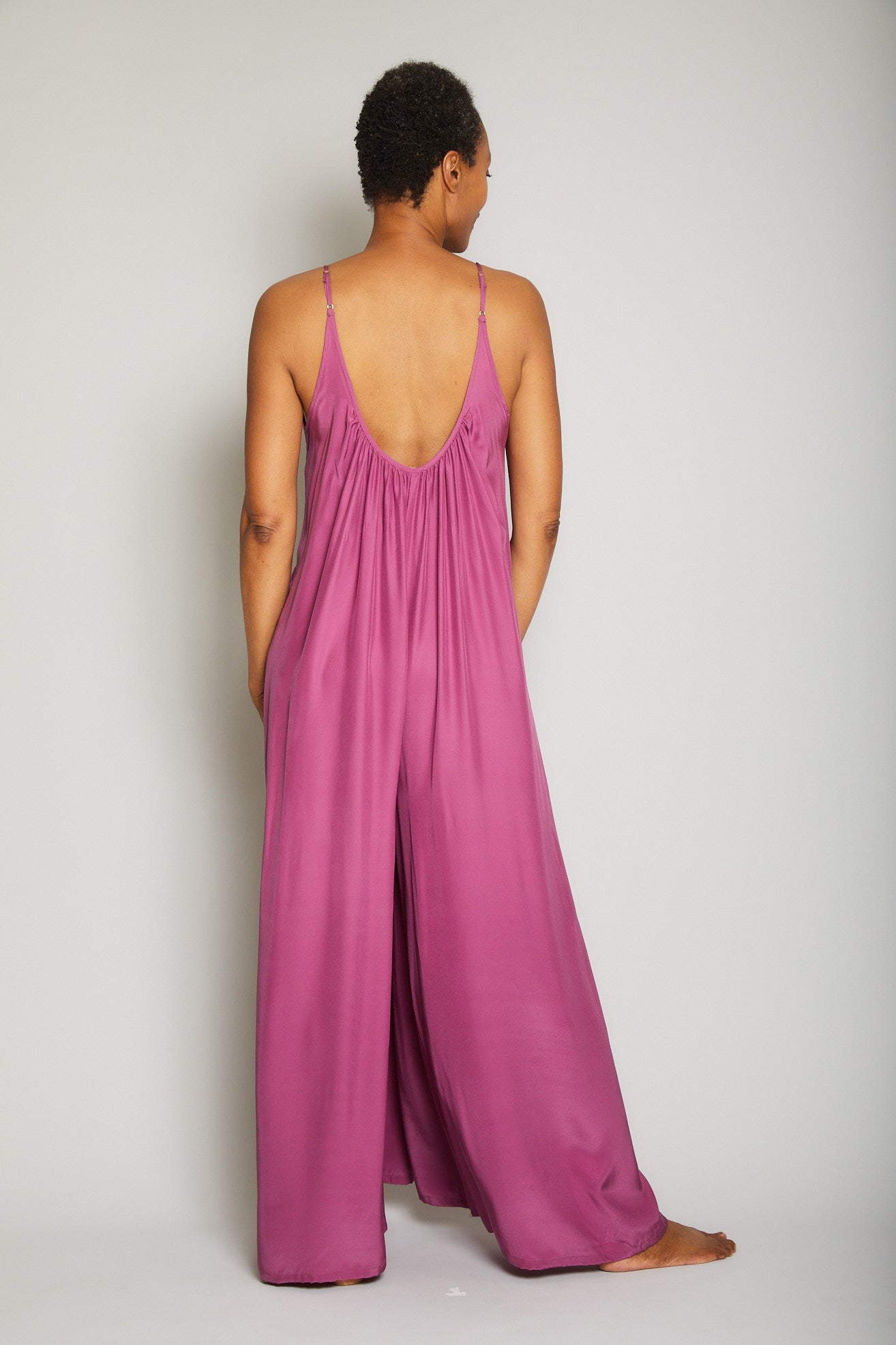 Silk Charmeuse Jumpsuit