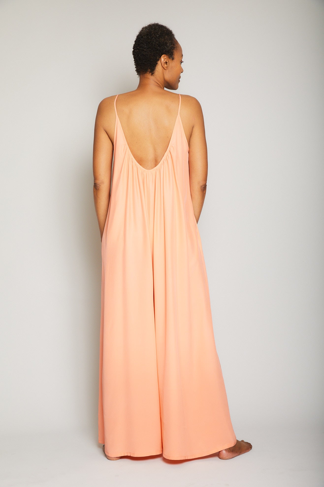 Silk Charmeuse Jumpsuit