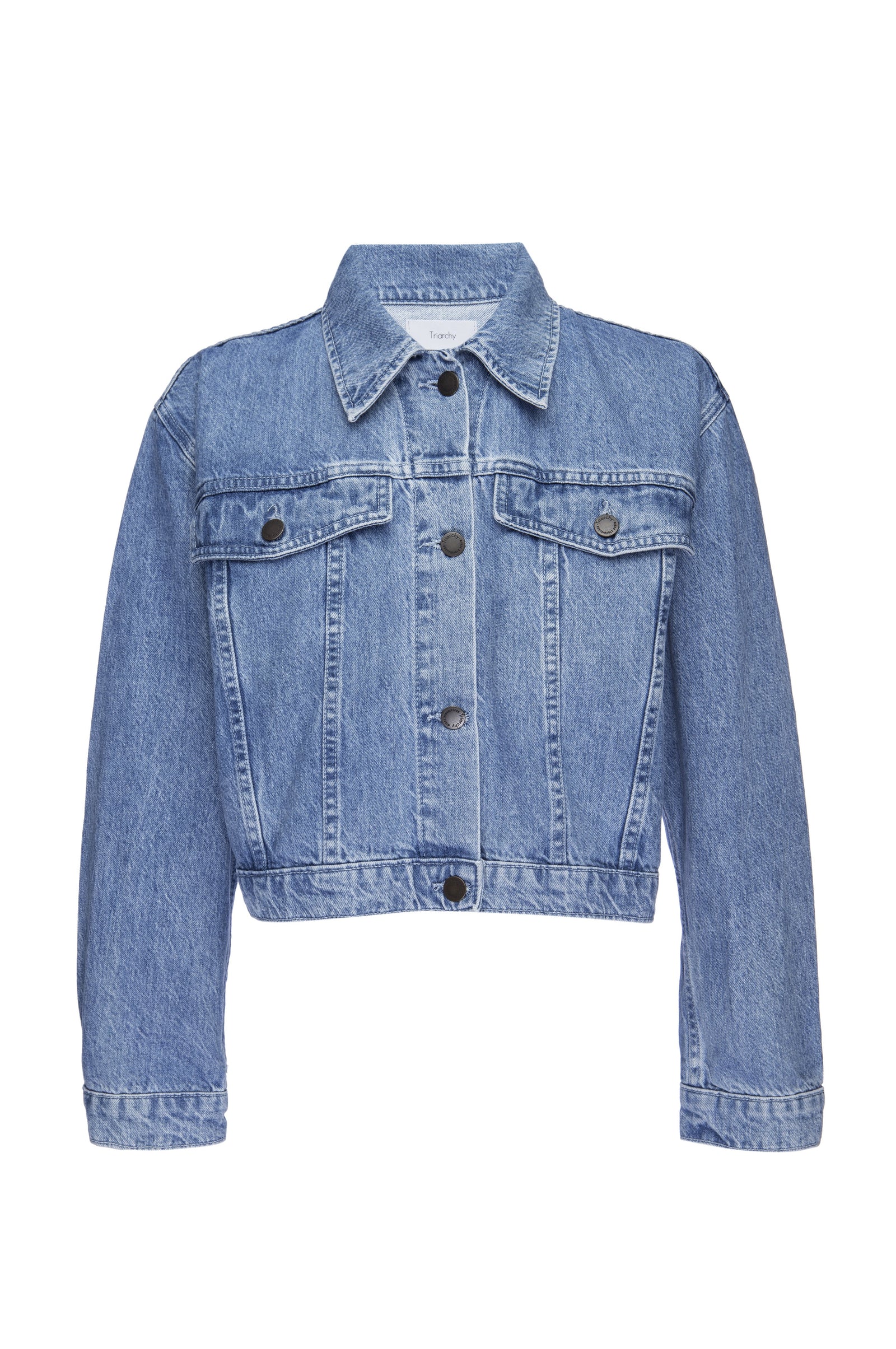 Indigo Swaroski Fringe Jacket