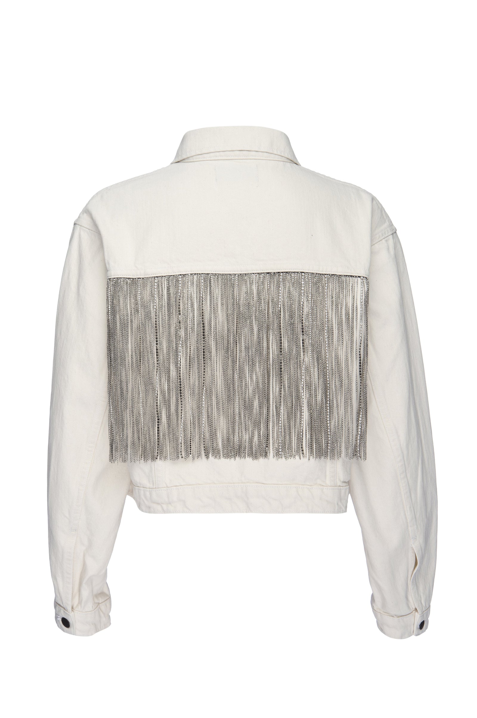 Off White Swaroski Fringe Jacket