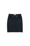 Black Vintage Denim Skirt