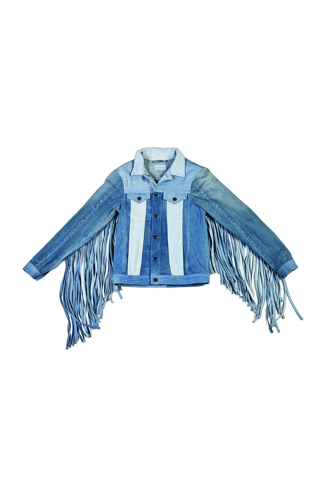 Indigo Fringe Jacket