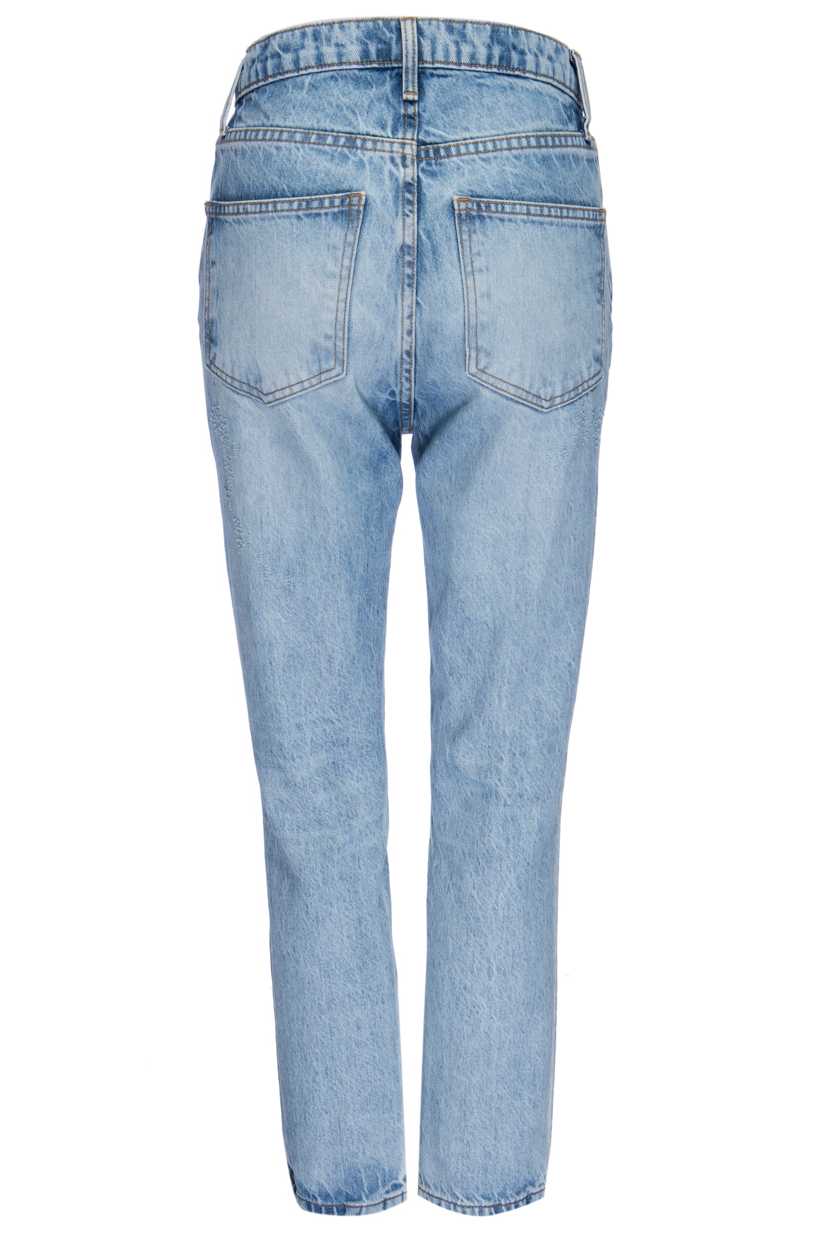 High Rise Straight Leg in Light Indigo