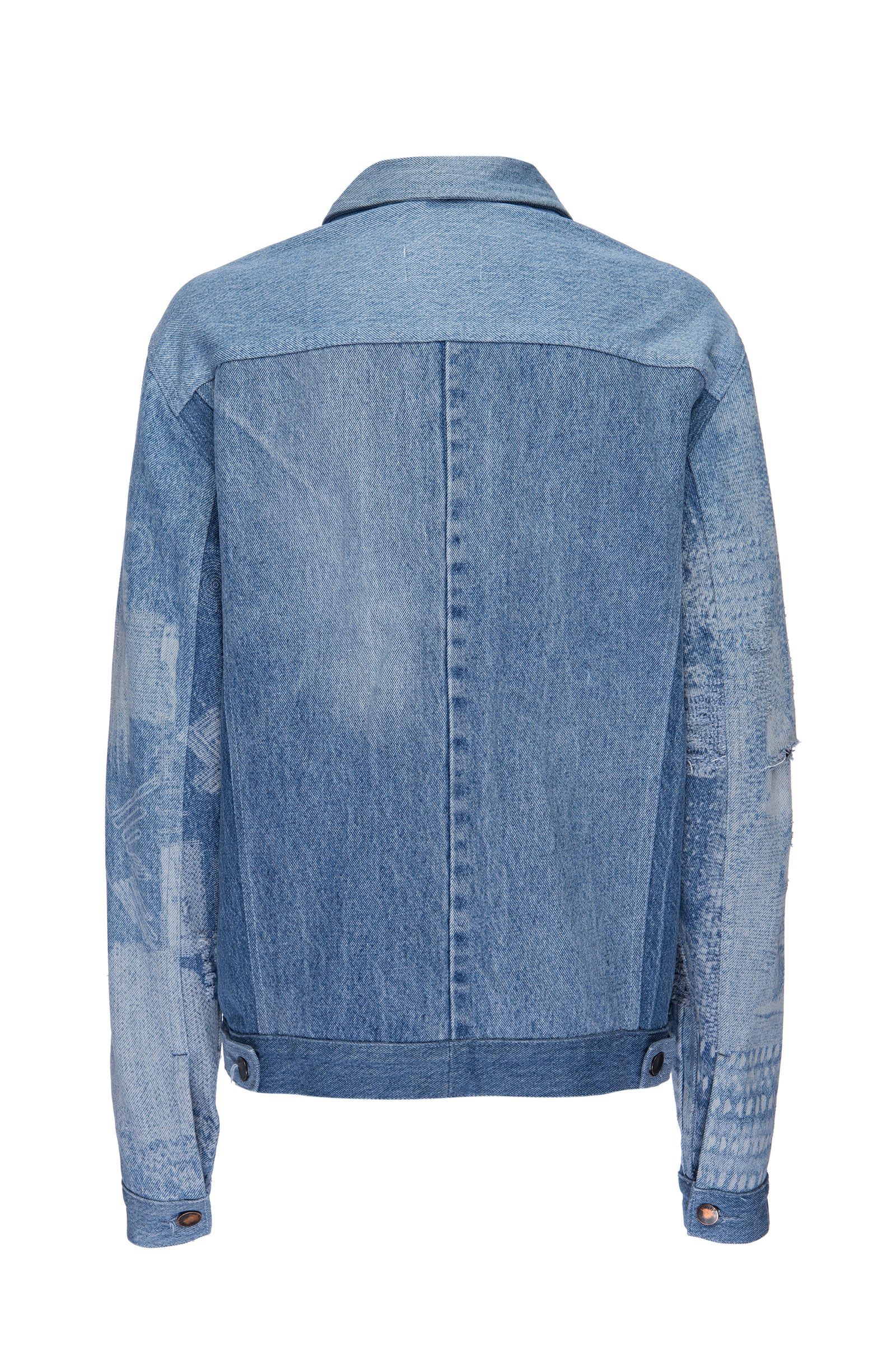 Indigo Laser Boyfriend Jacket