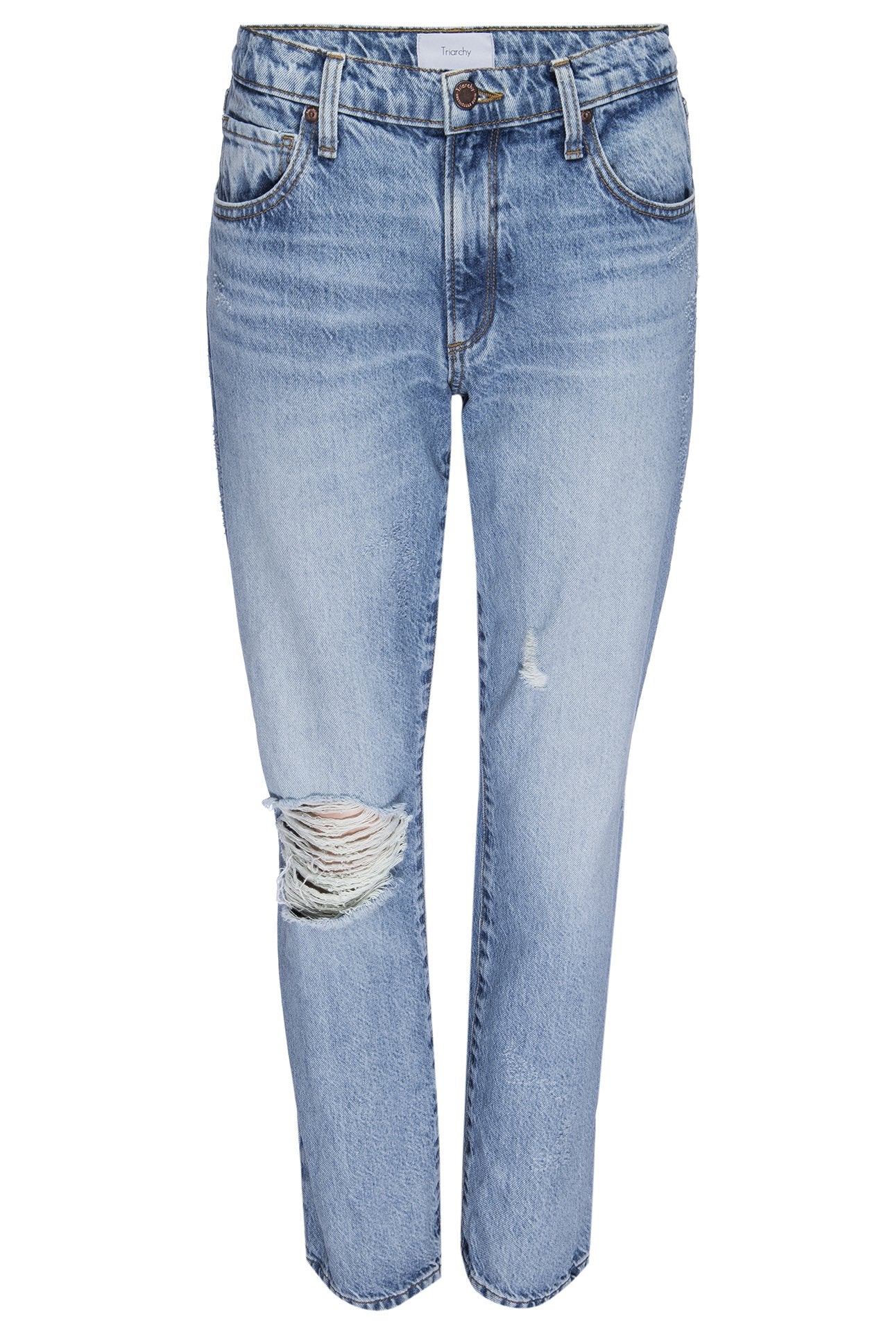 Mid Rise Straight Leg