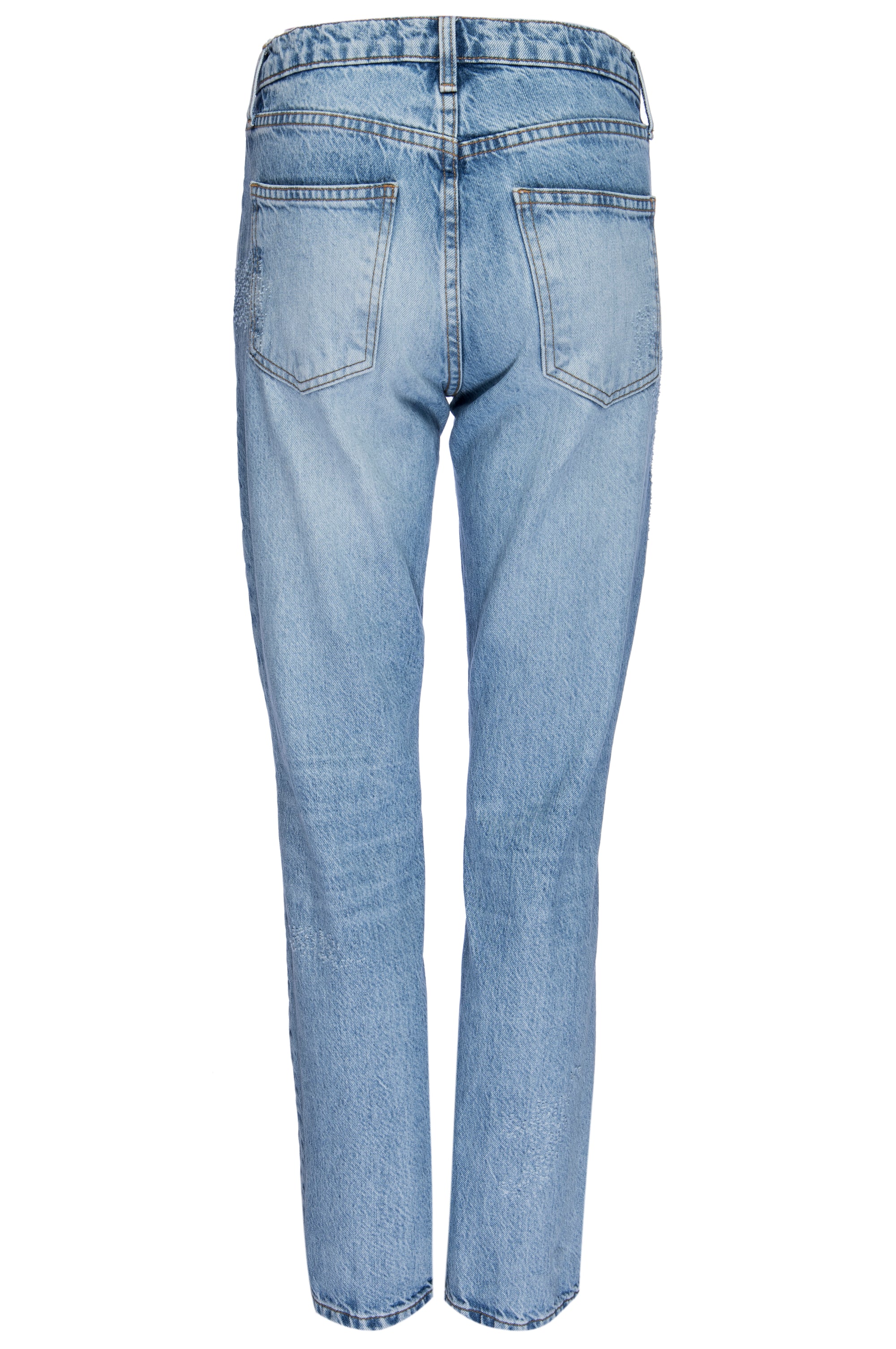 Mid Rise Straight Leg