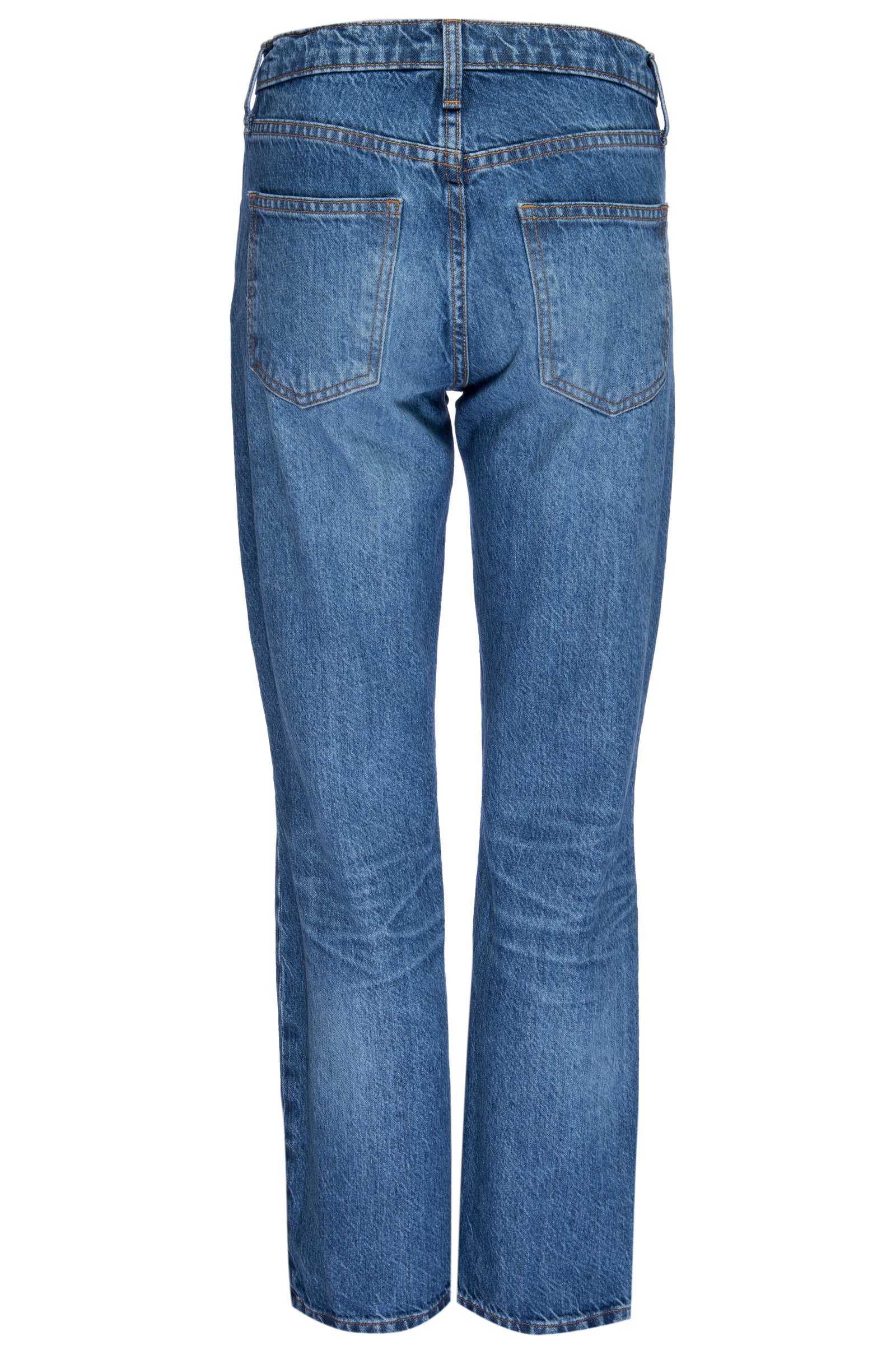 Mid Rise Straight Leg