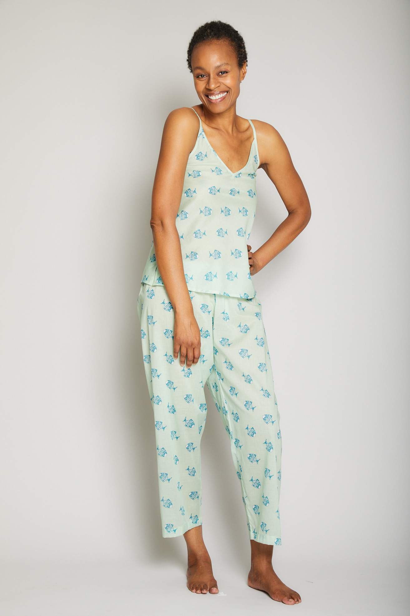 Cami Crop Pant Pajama Set