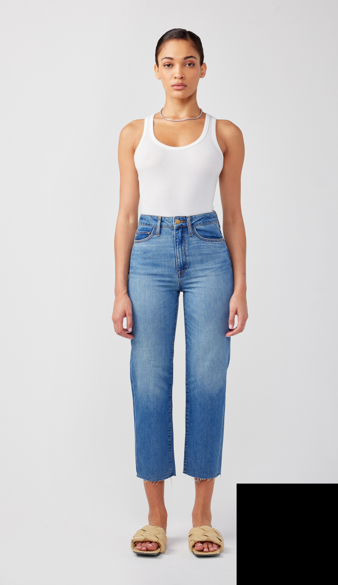 Ms. Hawn - High Rise Cropped Loose Skinny