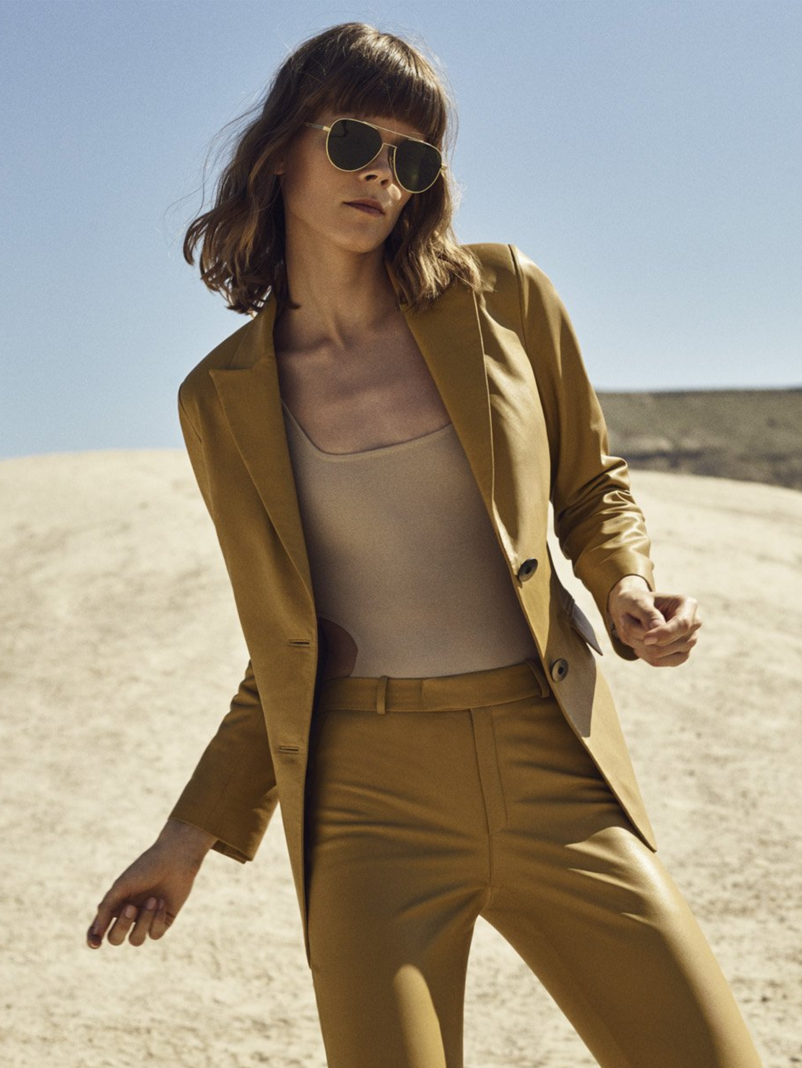 Seventies Leather Blazer