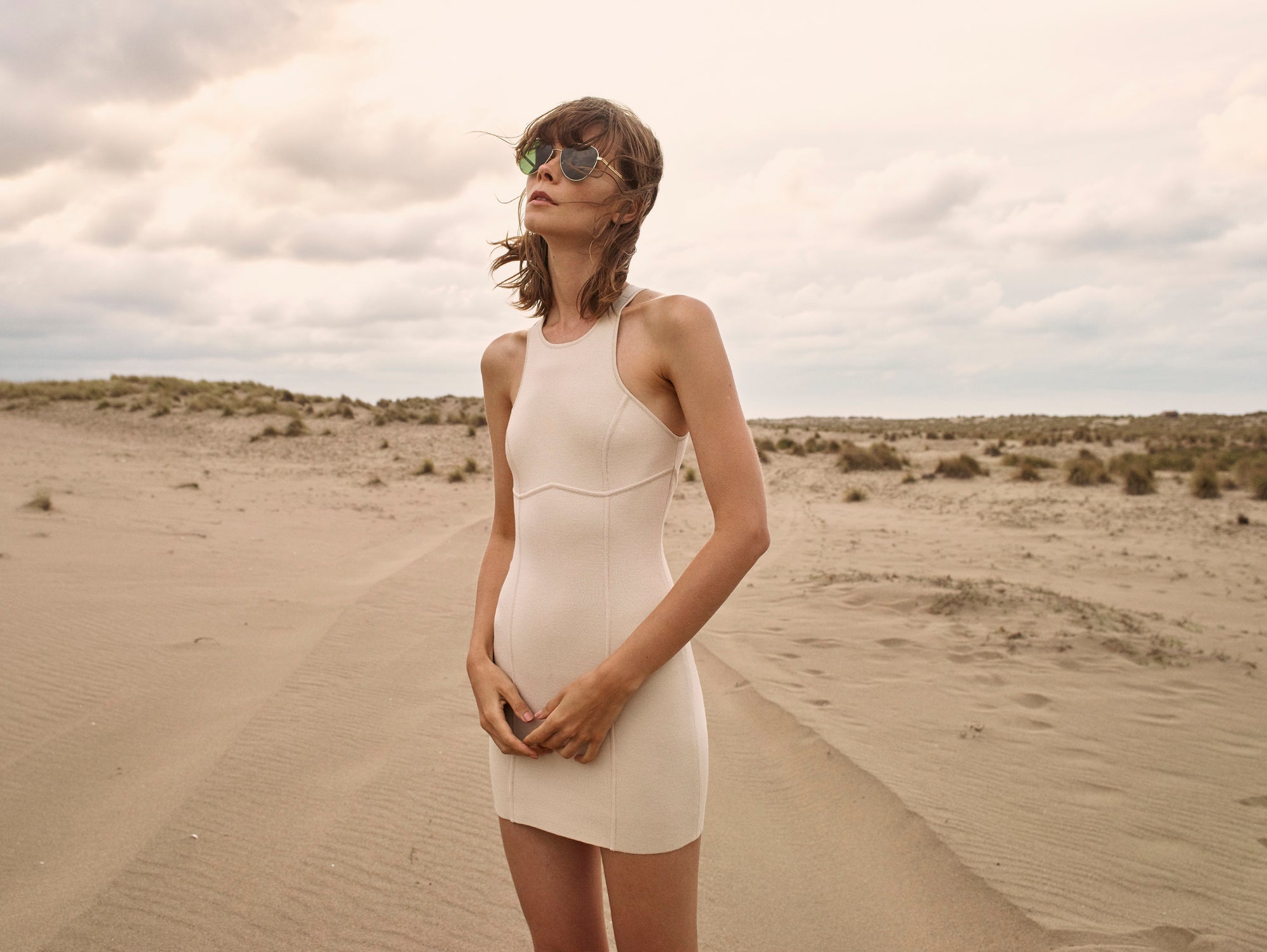 Halter Knit Mini Dress