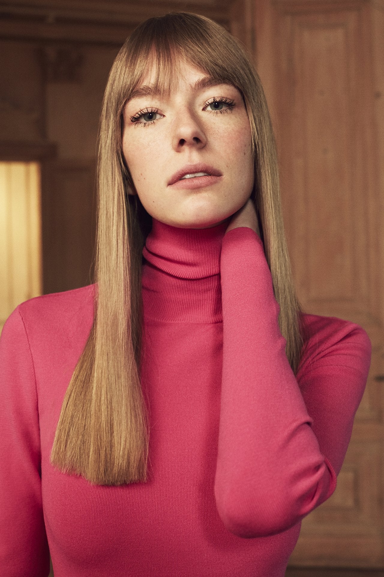 Deep Slit Midi Knit Dress