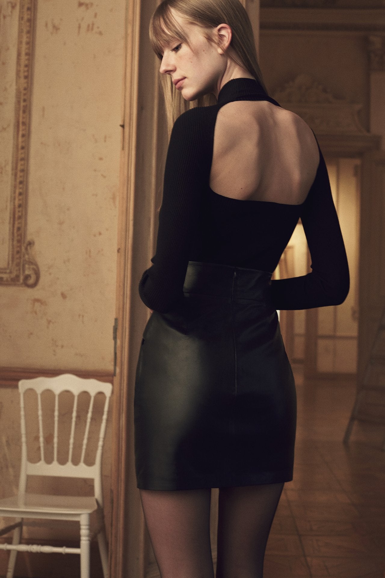 Open Back Knit Bodysuit
