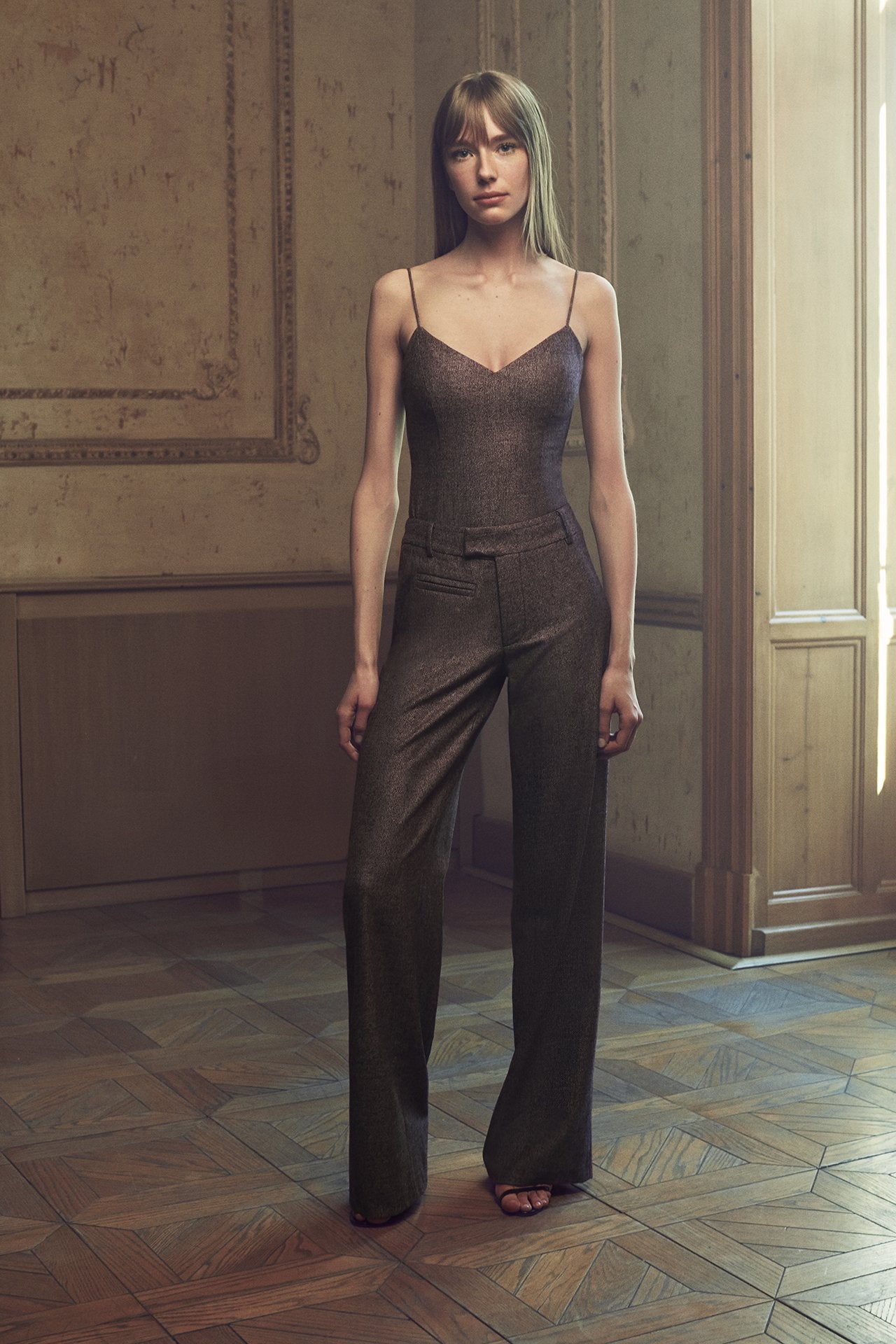 Spaghetti Wool Body Suit