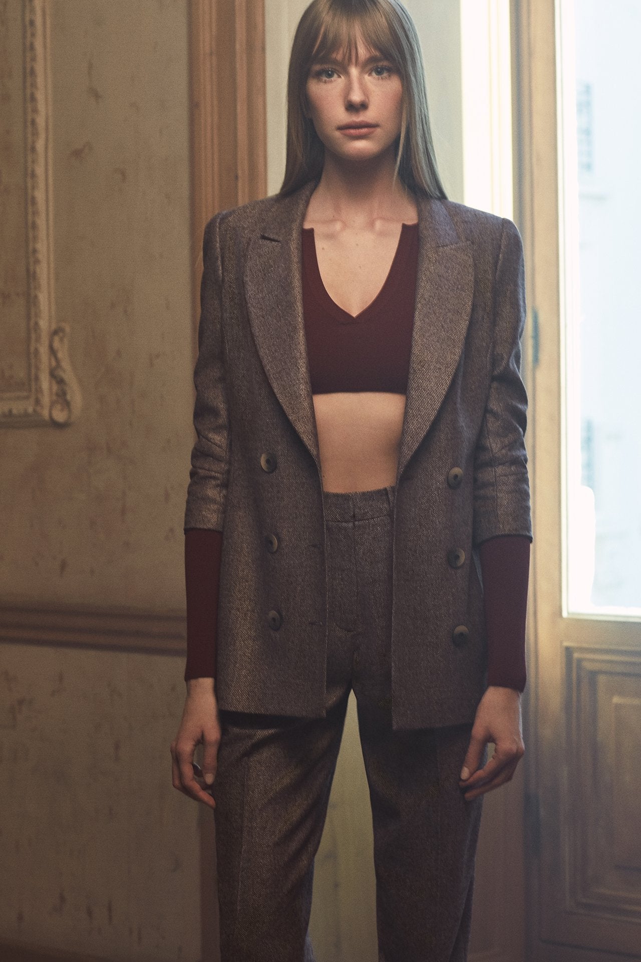 
Wrap Wool Jacket