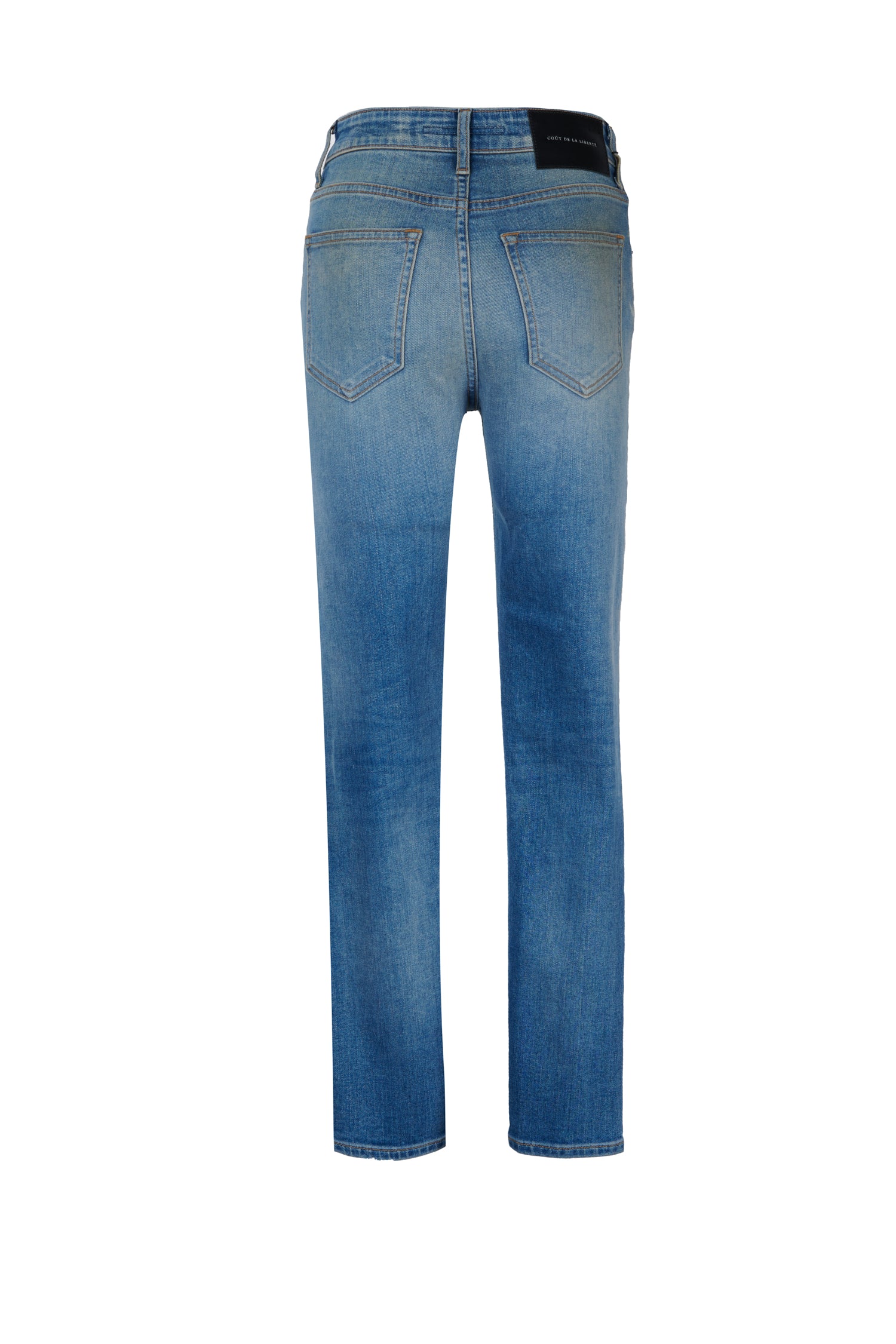 High Rise Skinny Button Fly 